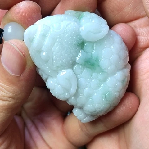 翡翠未镶嵌颈饰天然