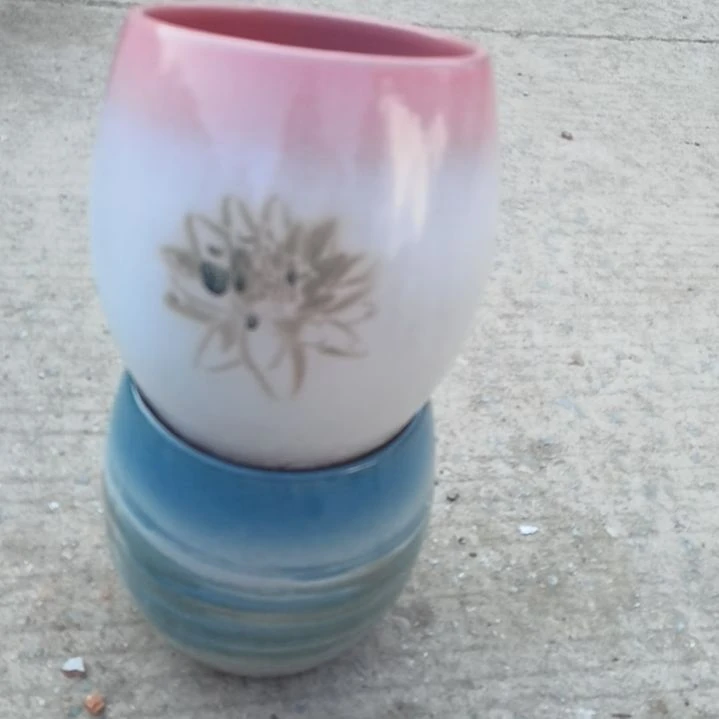 红陶16/20微瑕两个盆