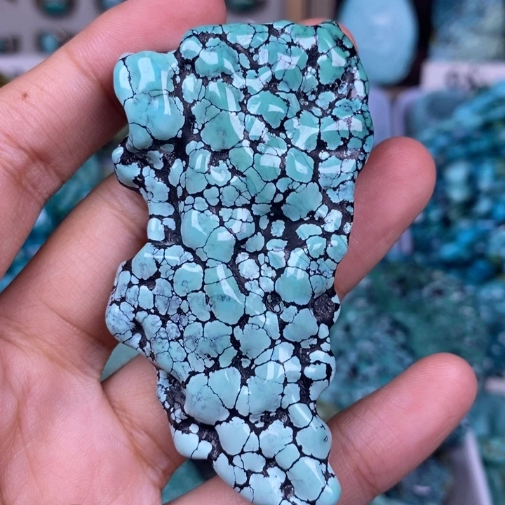 未镶嵌绿松石颈饰