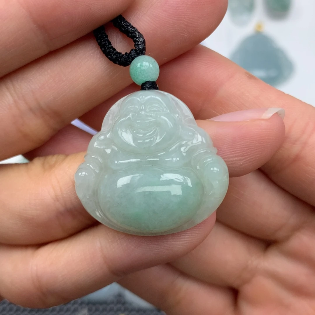颈饰未镶嵌翡翠天然