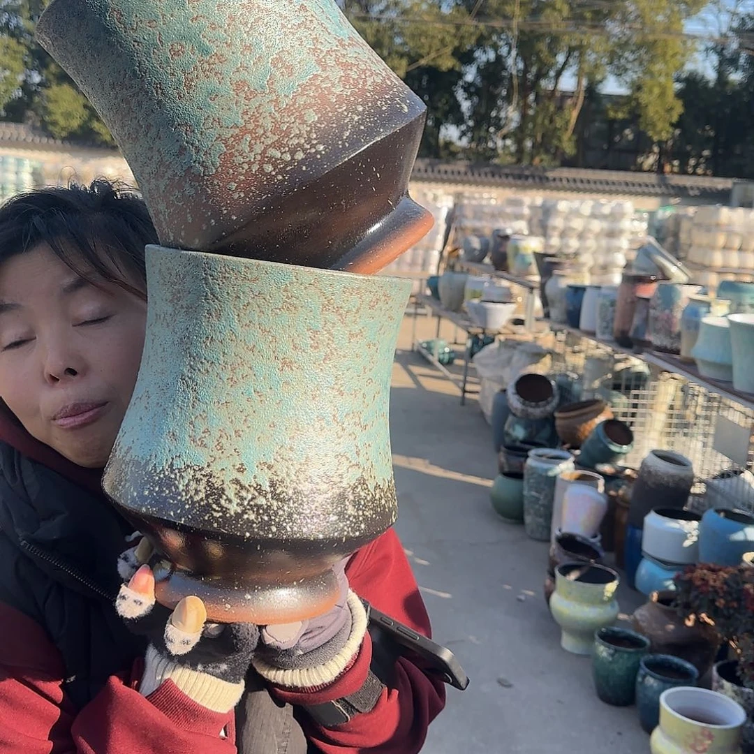 王嫂花盆1229-417高24口19