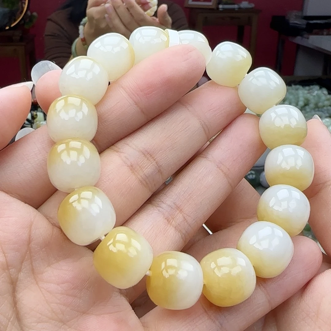 和田玉手串未镶嵌