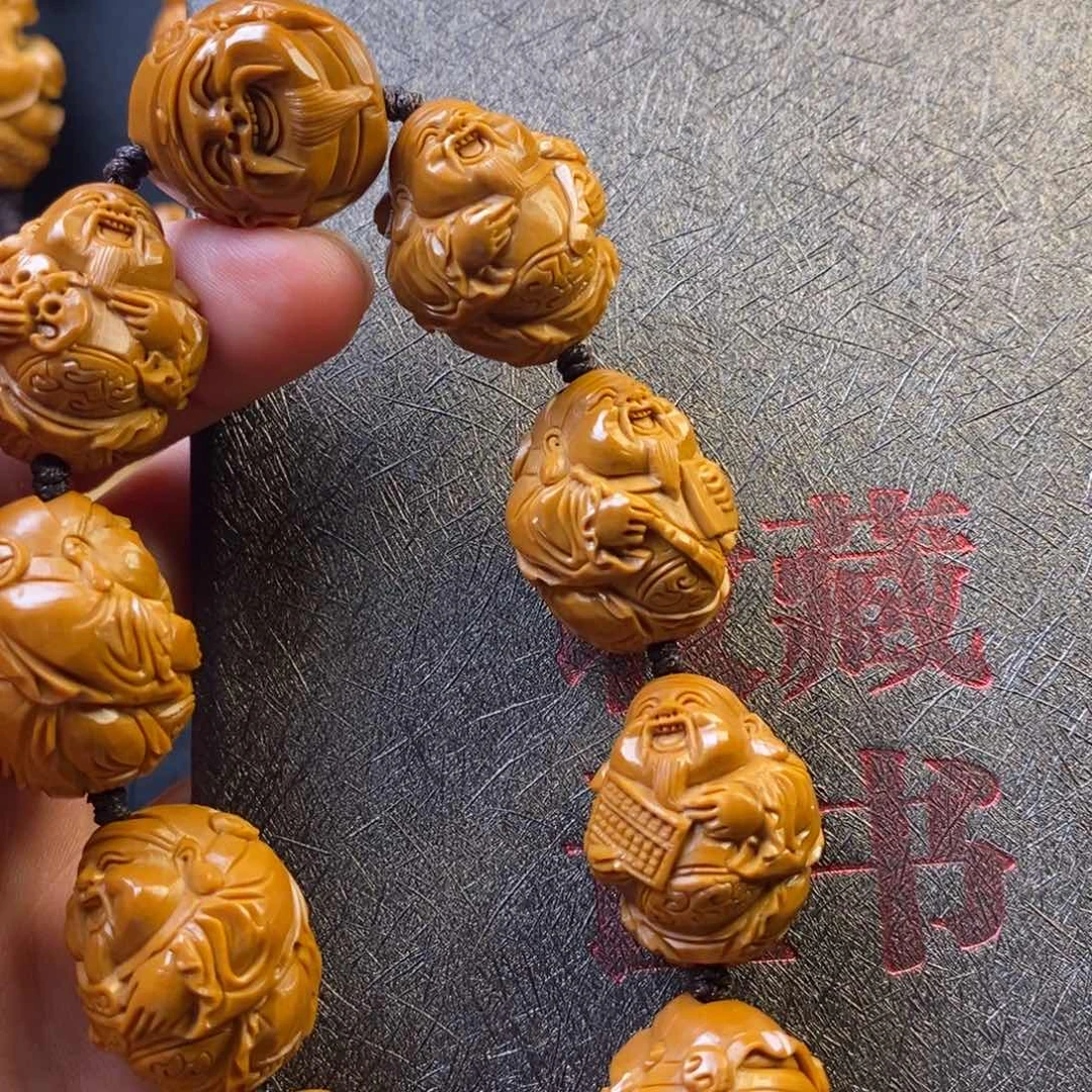 橄榄核手串八方来财