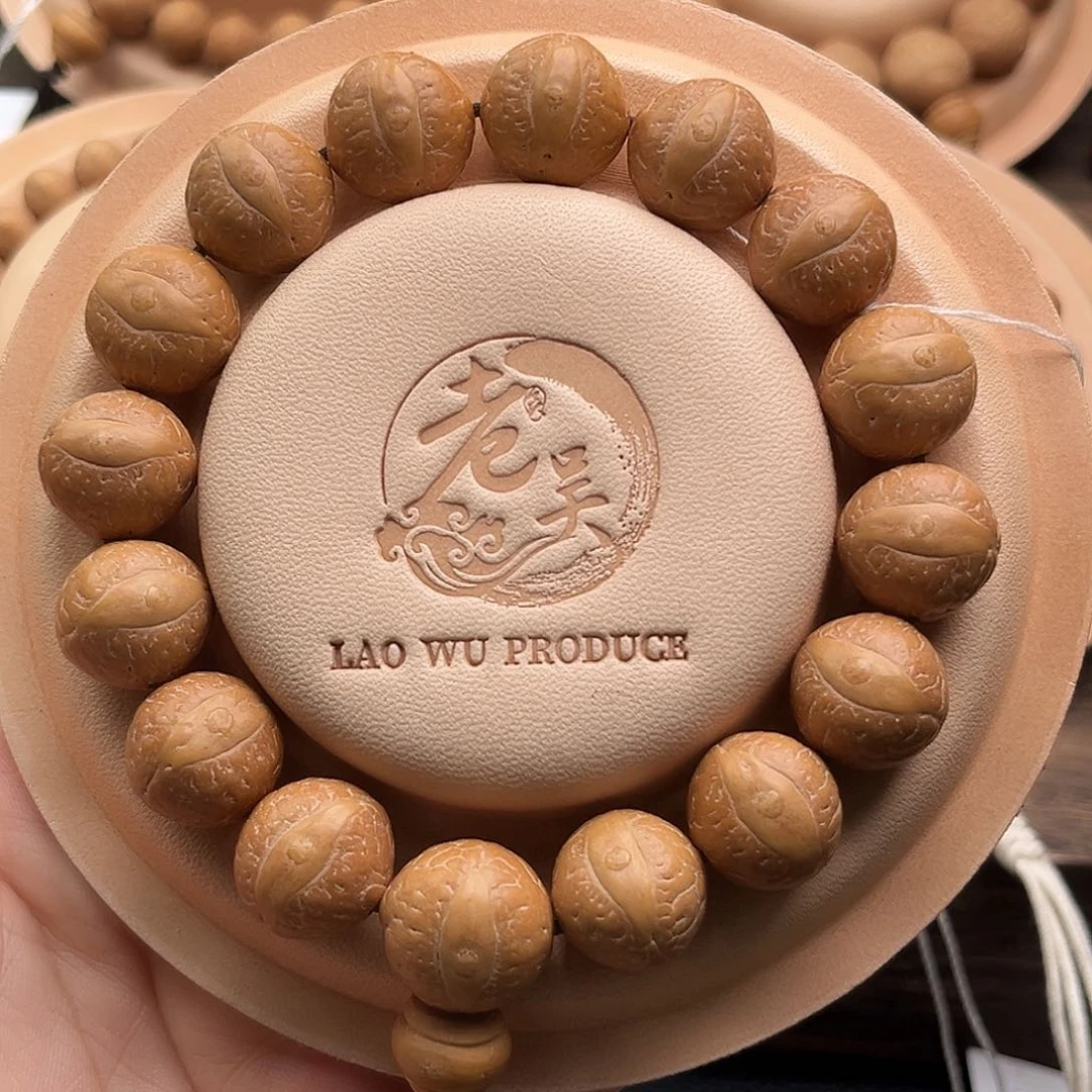 凤眼菩提手串精品16mm玉化皮质高密度