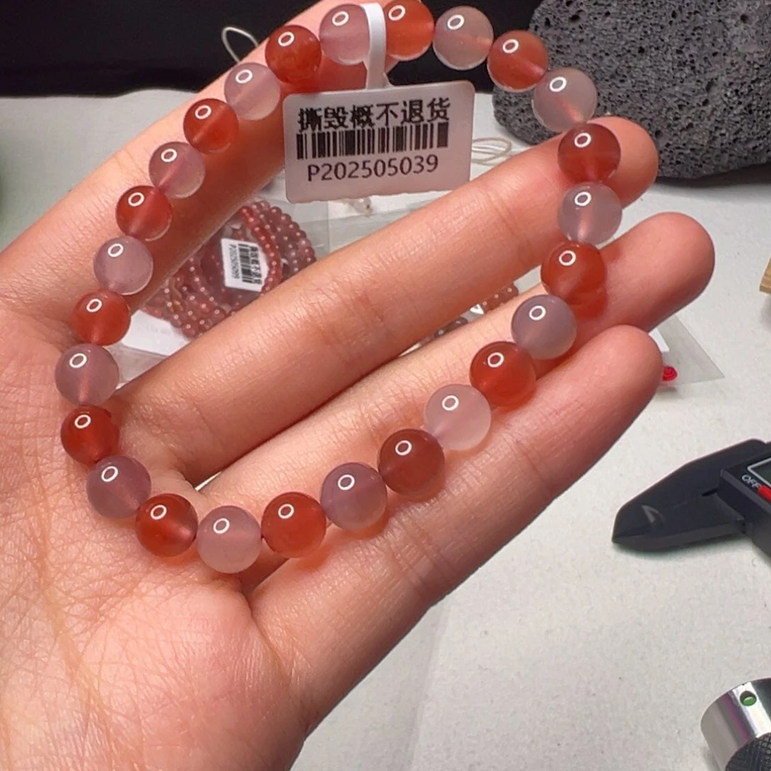 南红玛瑙手串未镶嵌240