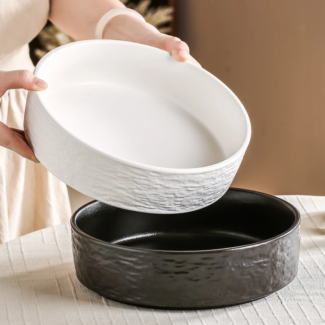 石纹酸菜鱼碗陶瓷汤碗家用盛汤大号汤盆水煮鱼小龙虾专用大碗