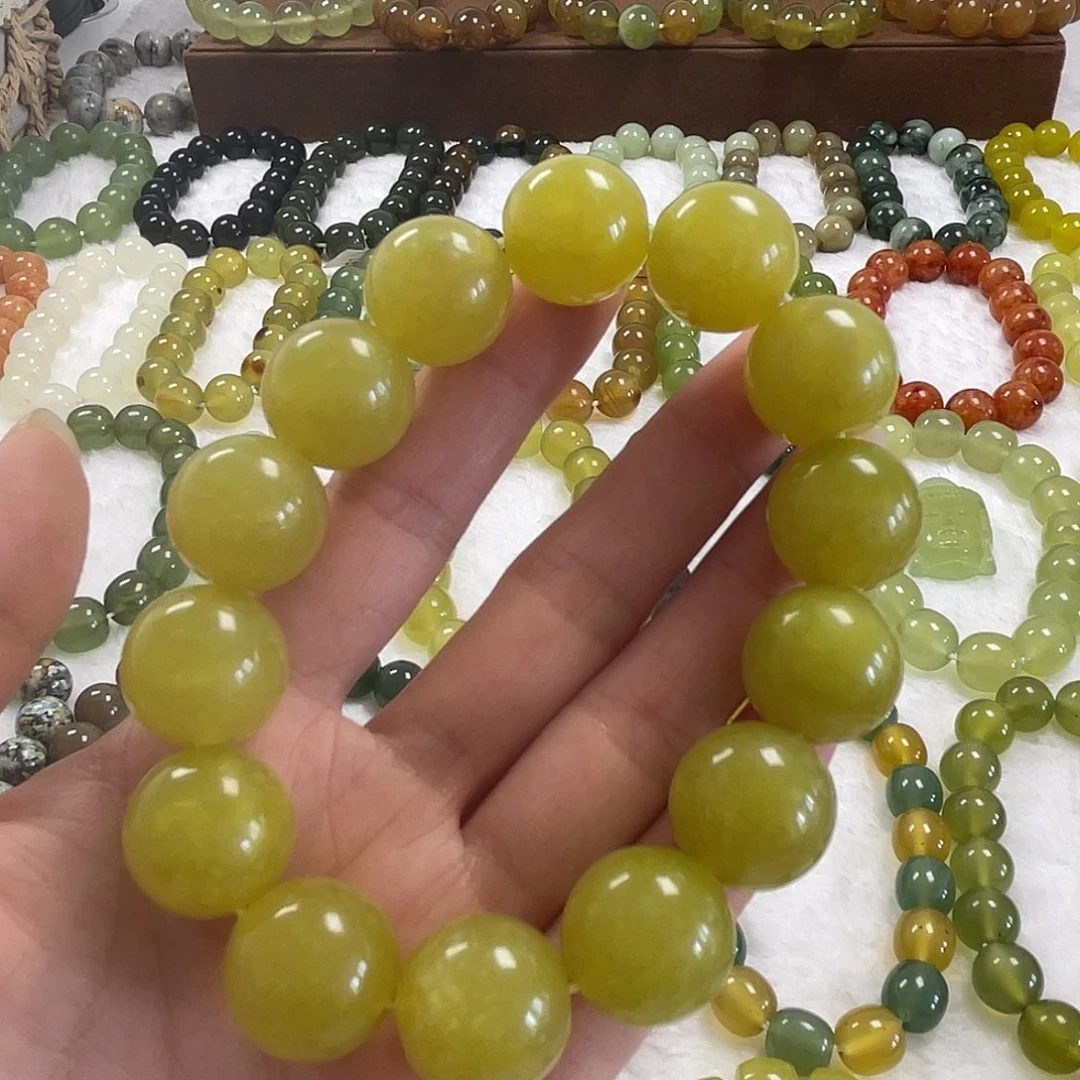 蛇纹石玉未镶嵌手串