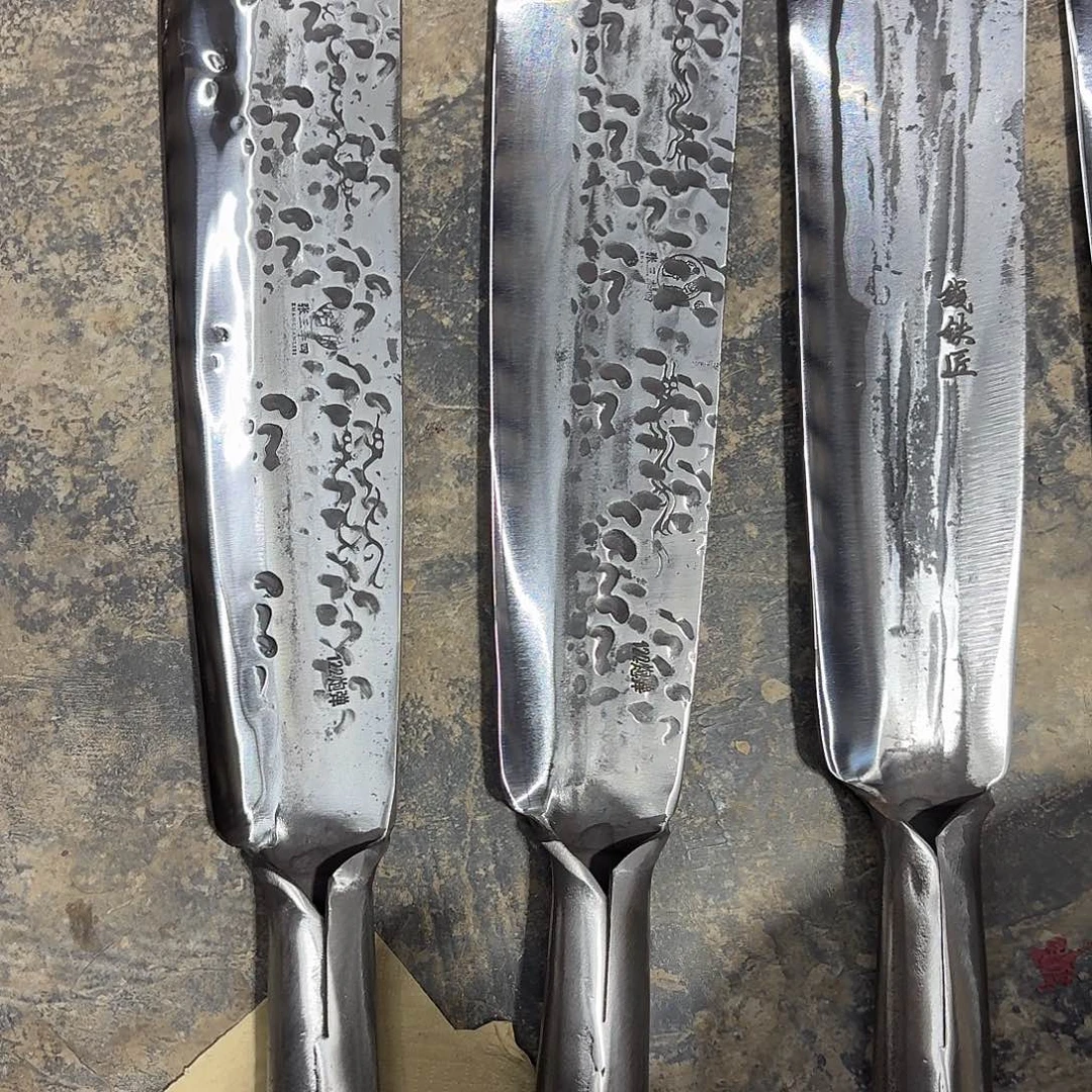 高碳锰钢云南阿老表手工锻打刀