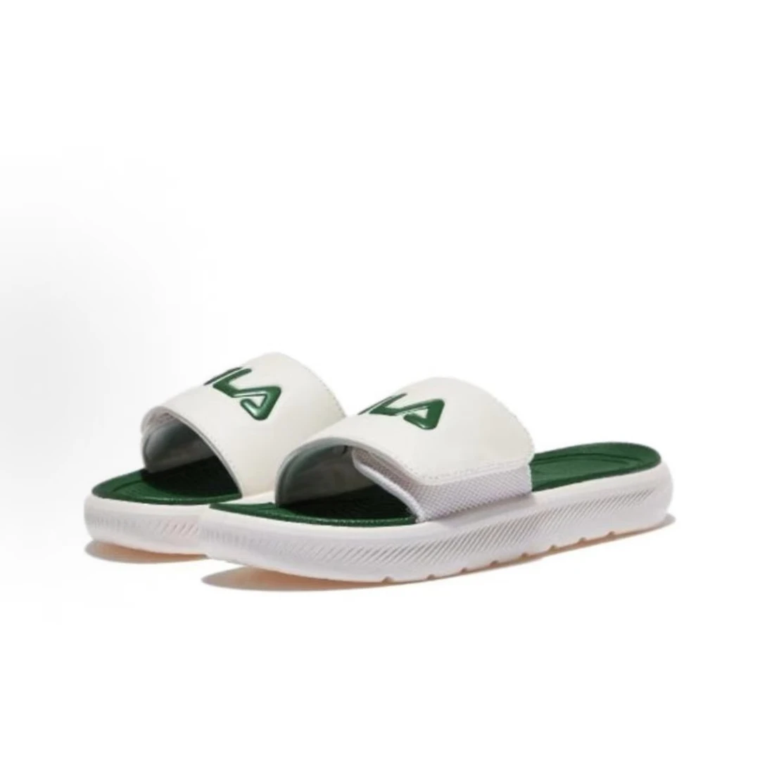 Fila/斐乐男女同款运动舒适柔软魔术贴百搭厚底拖鞋