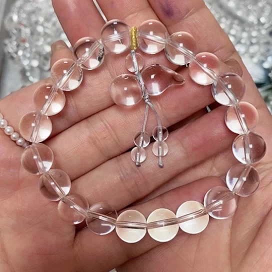 水晶手串未镶嵌疏****浅水晶02