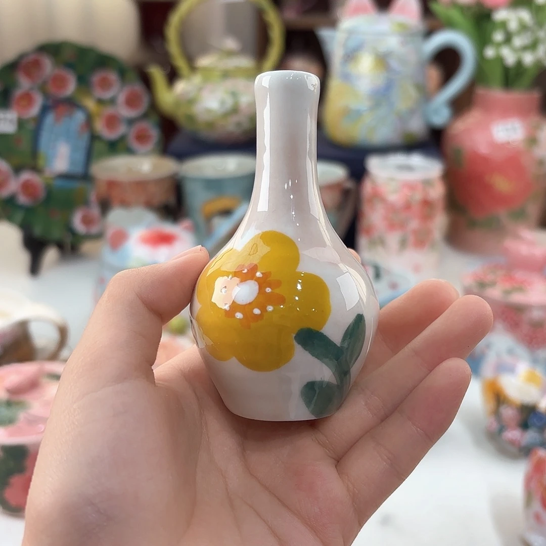 景德镇手绘高温釉下彩陶瓷茶具