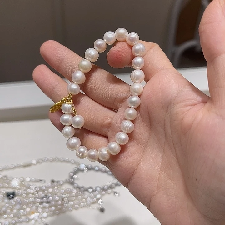 合金手绳淡水珍珠