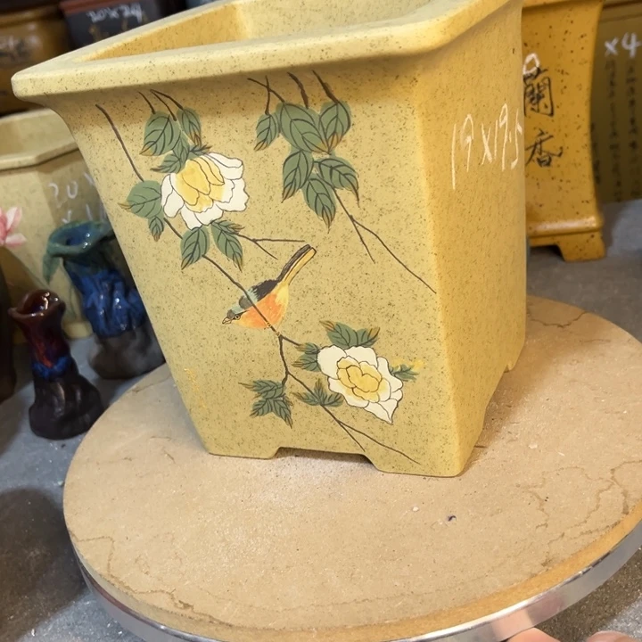 紫砂花盆紫砂花盆