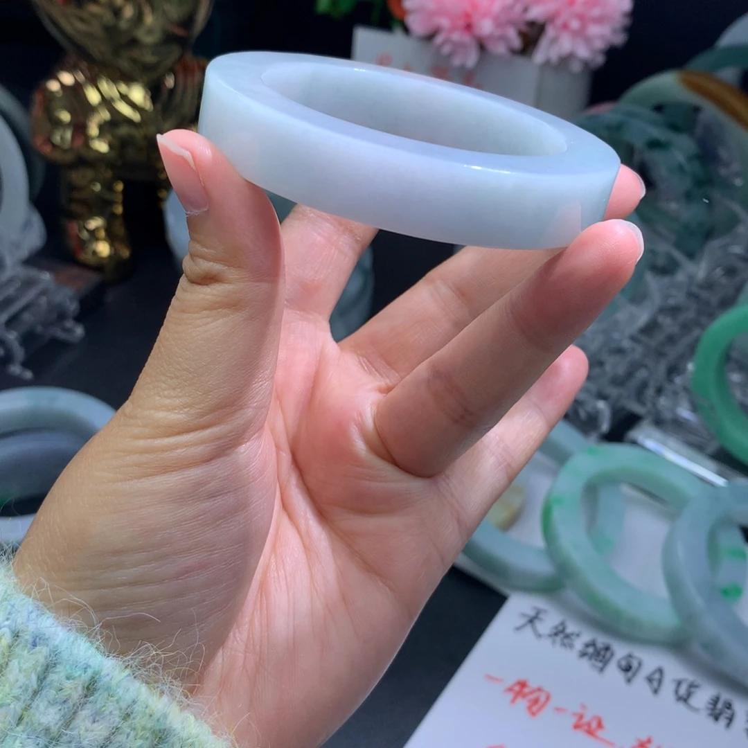 定制翡翠未镶嵌天然缅甸翡翠缅甸a货翡翠手镯