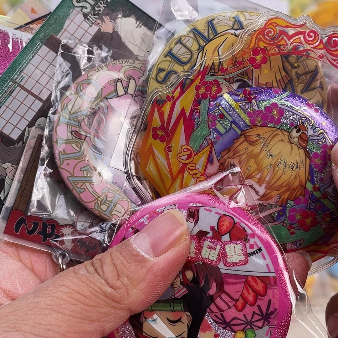 吧唧钥匙扣，卡牌混合