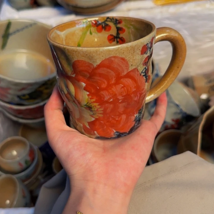 瓷片景德镇陶瓷手工手绘