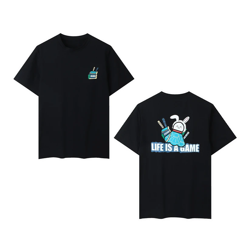 2025春夏新品韩国BGOVS羽毛球服男女同款速干运动休闲短袖正品