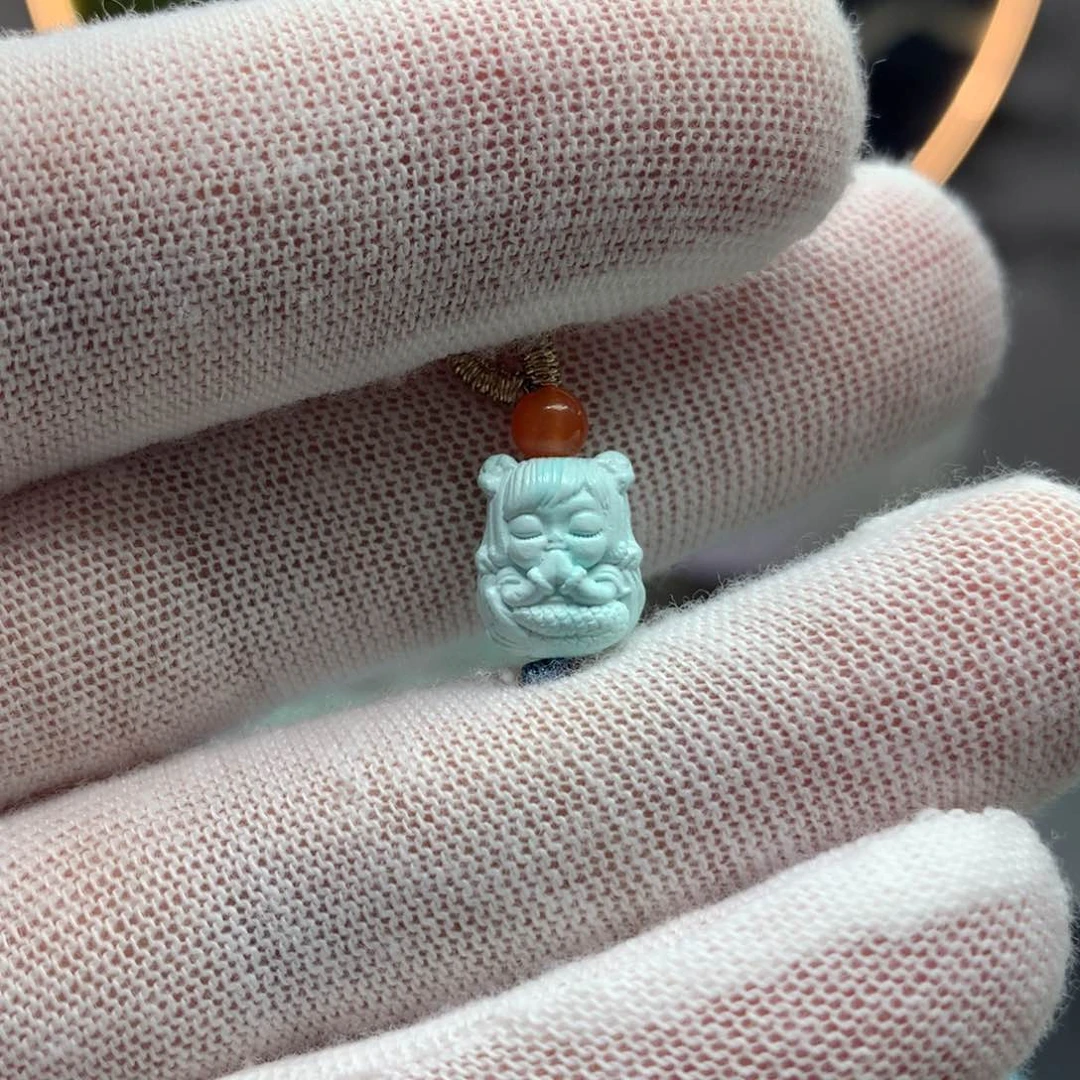 绿松石挂件未镶嵌