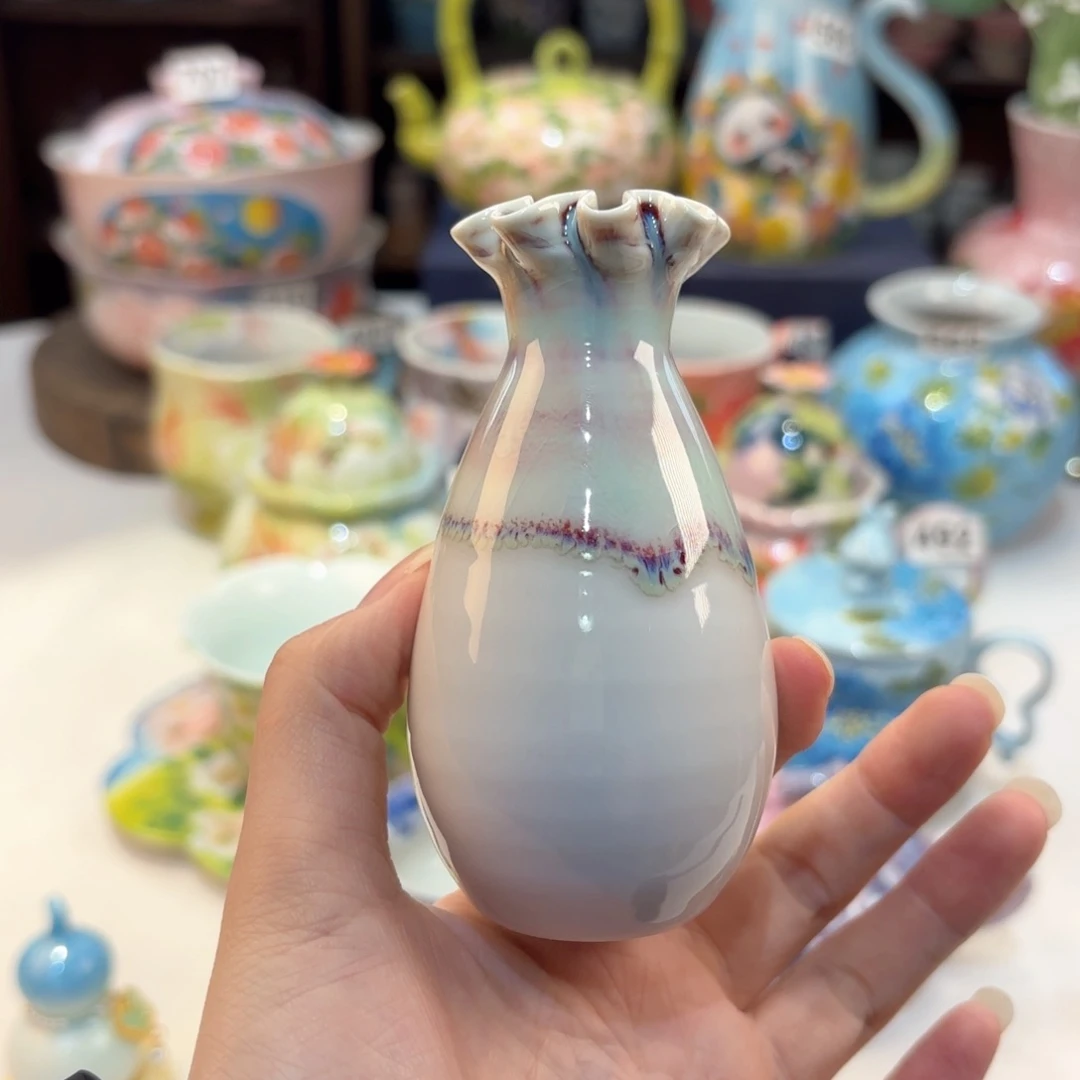 景德镇手绘高温釉下彩陶瓷茶具