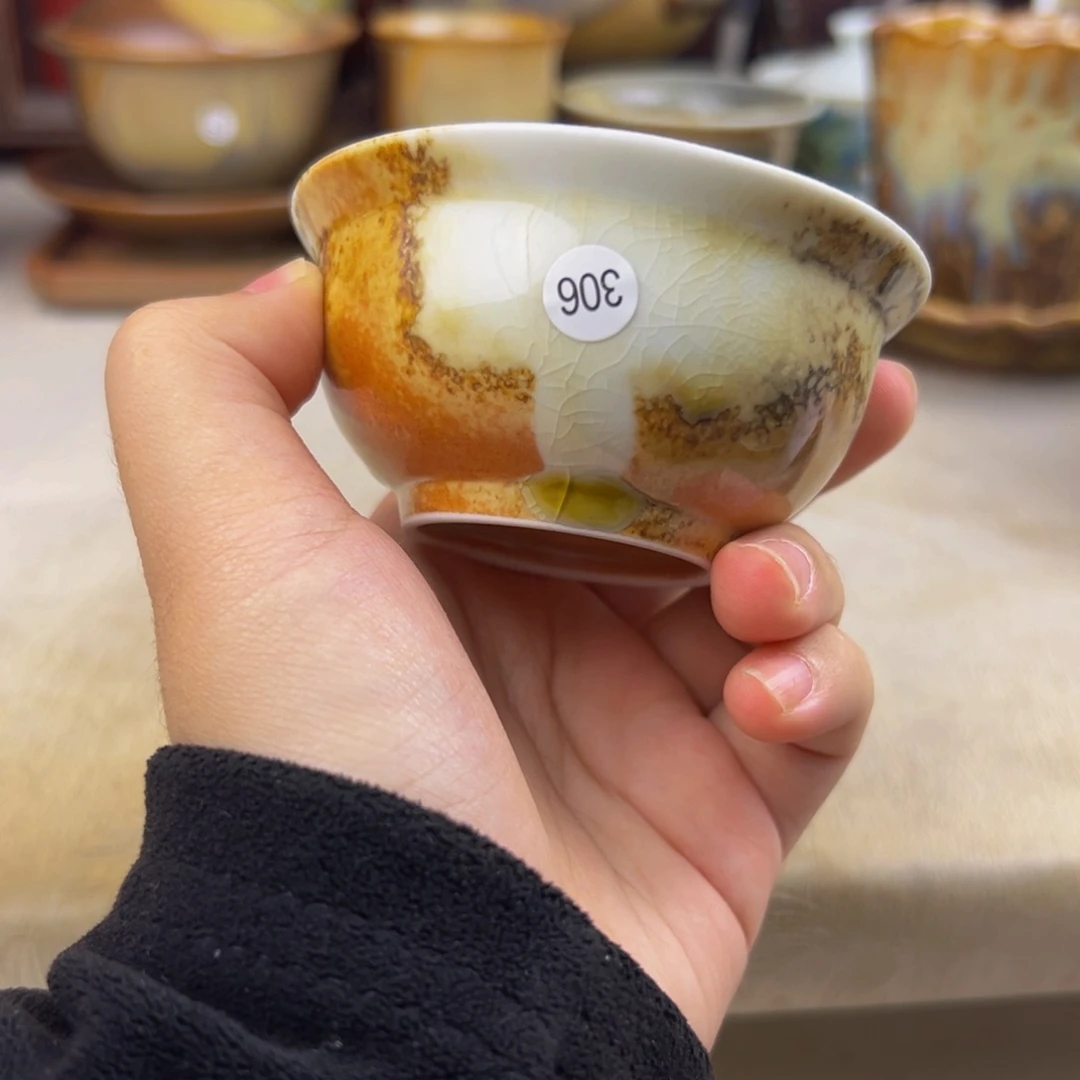 杯纯手工柴烧主人杯