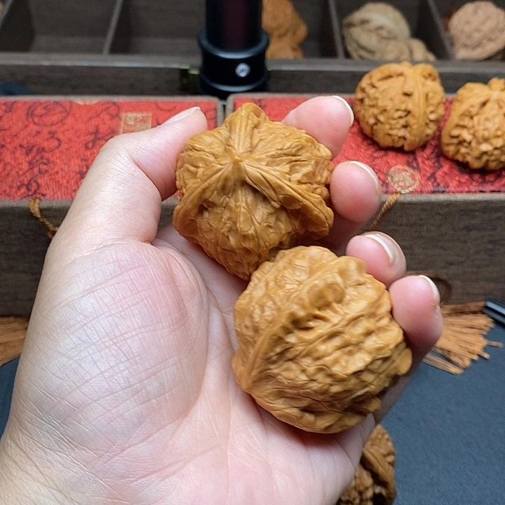 逍***派文玩核桃把件南瓜奔