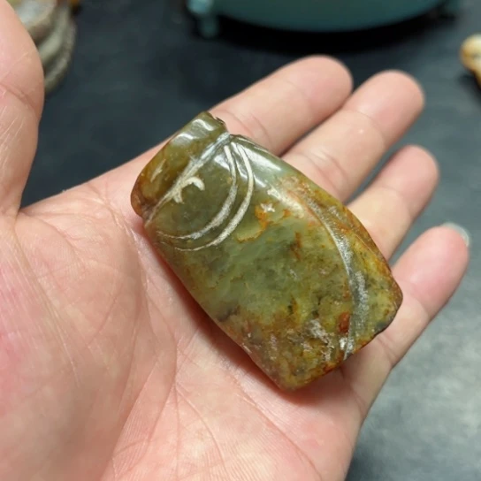 吊坠白玉菩提把件