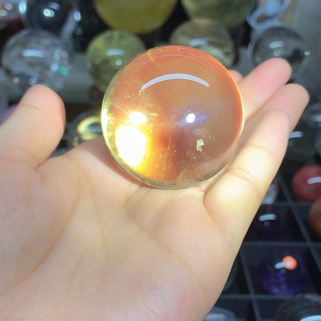 珠宝半成品水晶未镶嵌黄水晶4.83