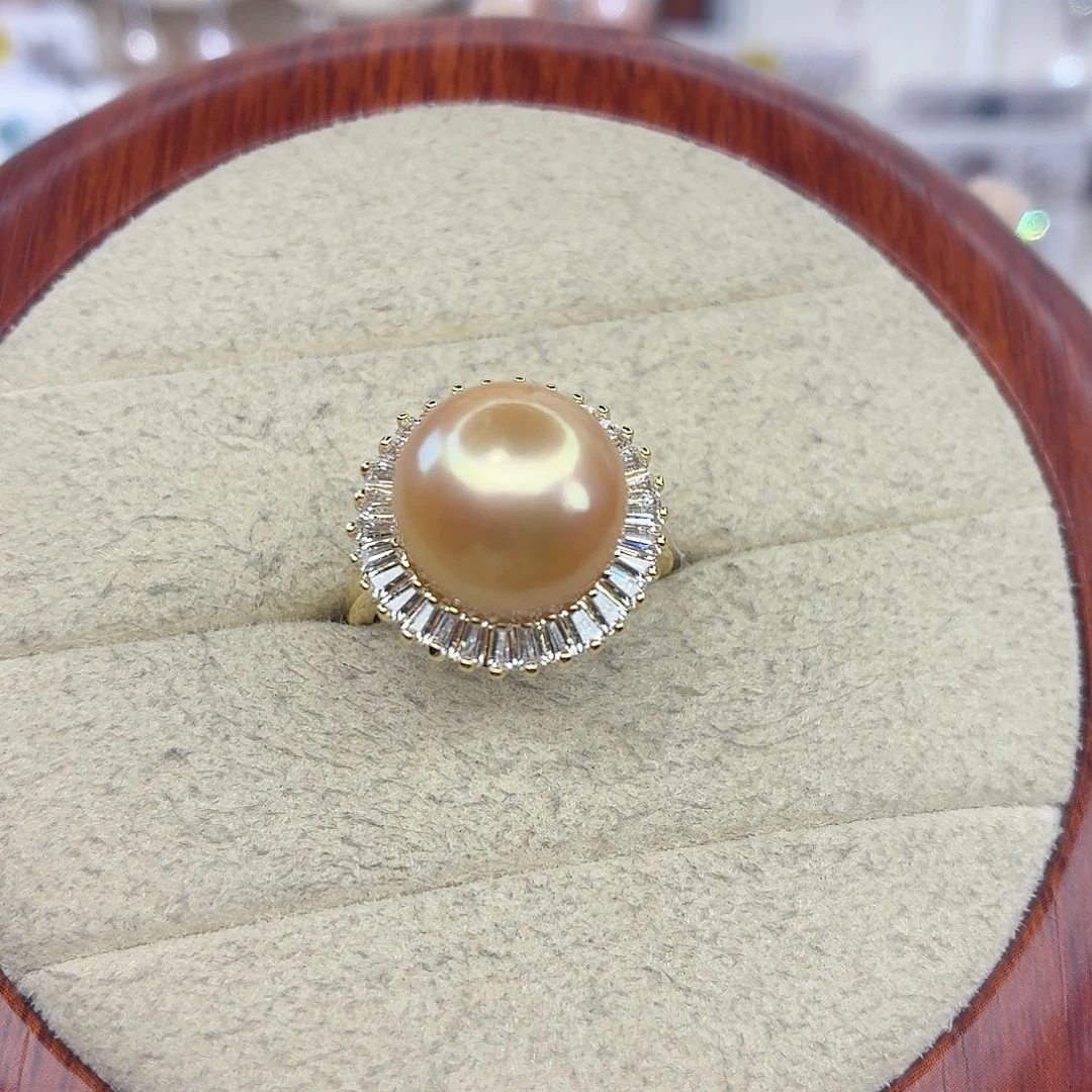 戒指淡水珍珠合金