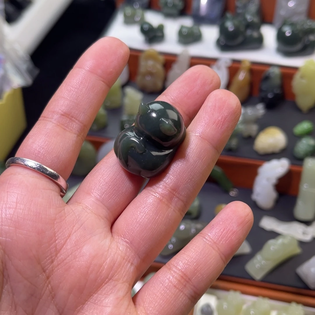 凉***栀未镶嵌手绳和田玉