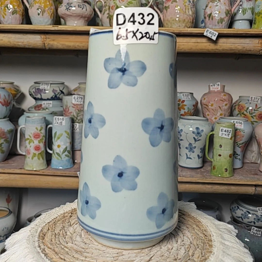 无孔 备注打孔 景德镇手绘D432