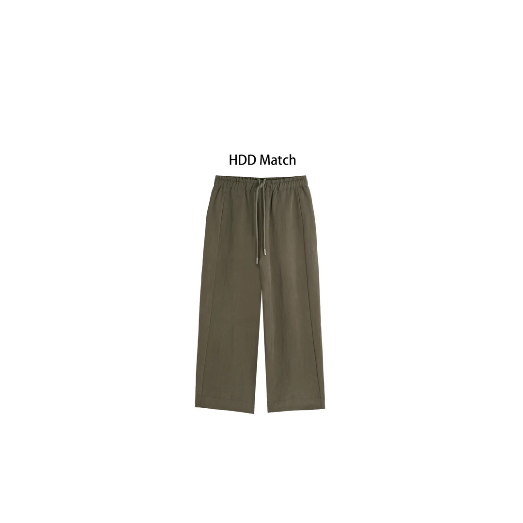HDD Clothing "穿行巴黎"夏季女款纯色百搭简约休闲裤 Y7619