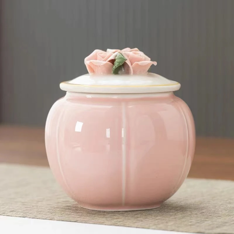 手捏花茶叶罐-ZH618（众）