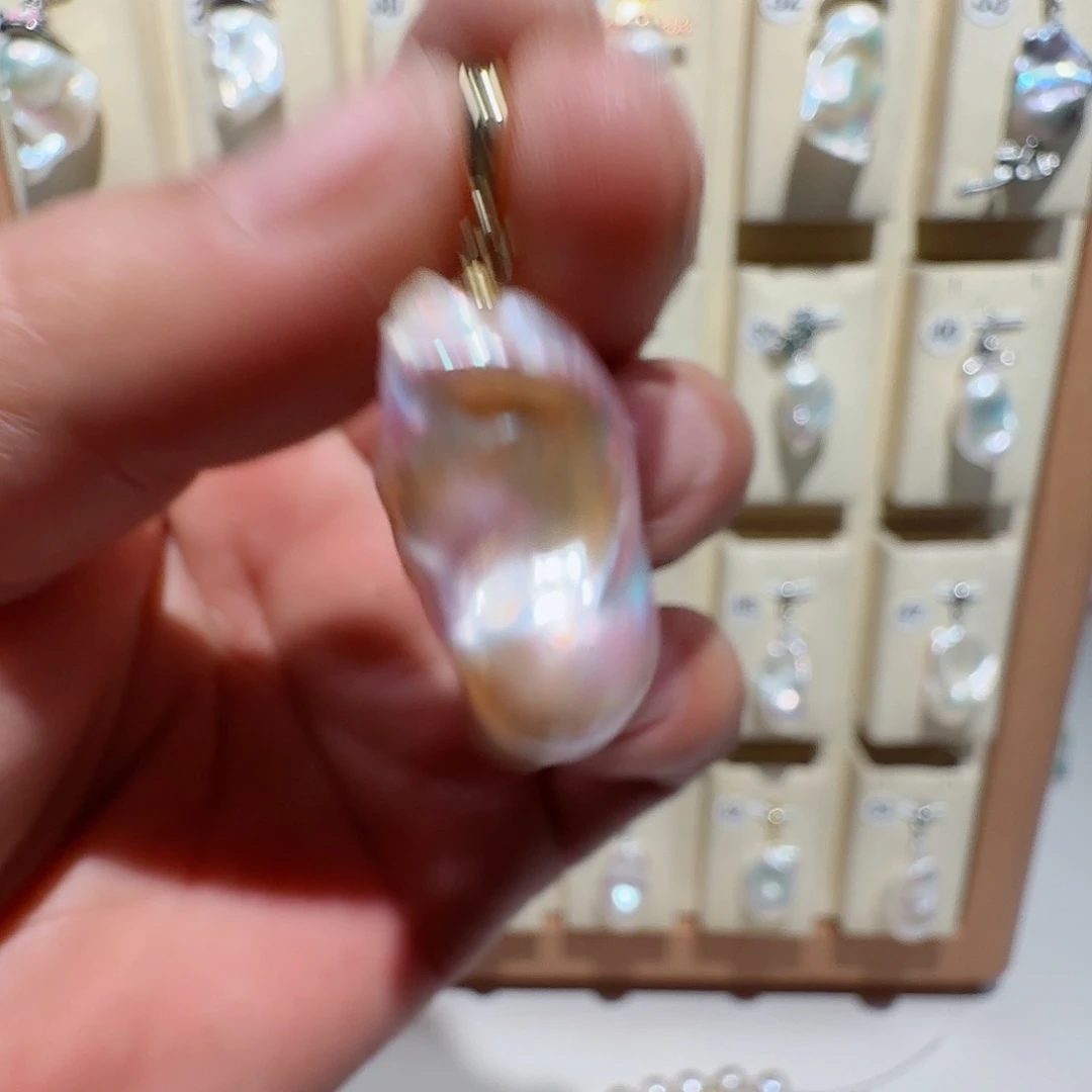 颈饰合金淡水珍珠