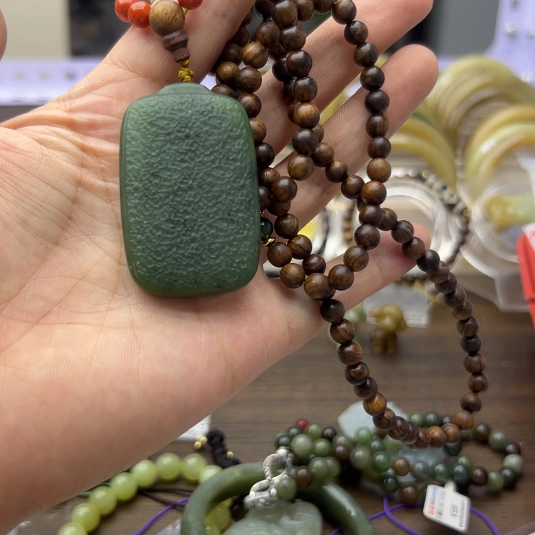 和田玉未镶嵌颈饰1385