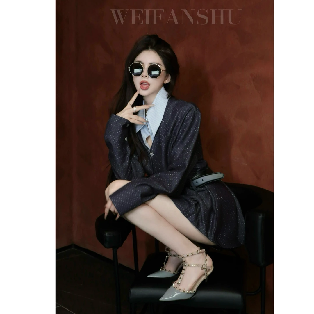 WEIFANSHU/魏凡舒【高阶财阀】衬衫连衣裙