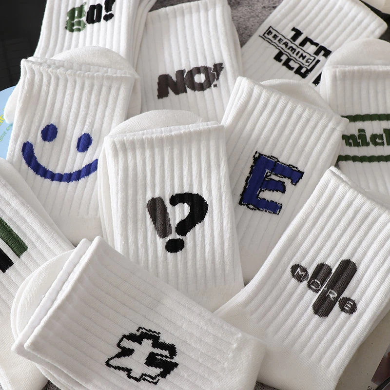 袜子男百搭ins潮春夏秋冬四季男生情侣运动中筒防臭男士篮球长袜