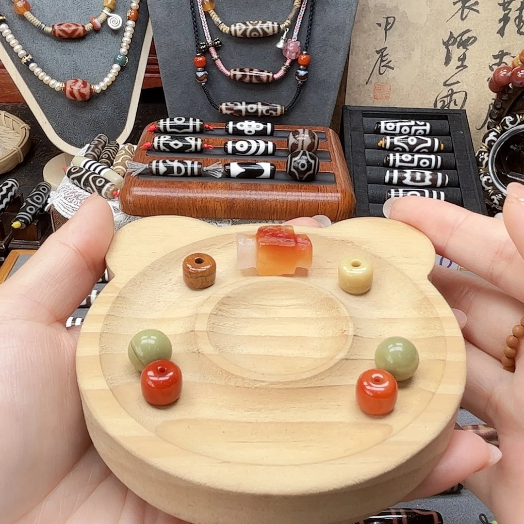 玛瑙/玉髓合金颈饰