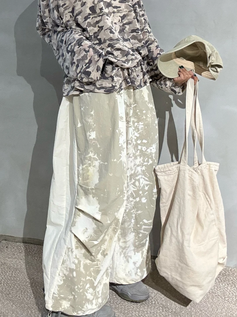 韩国定制设计师款休闲拼接户外裤拼色