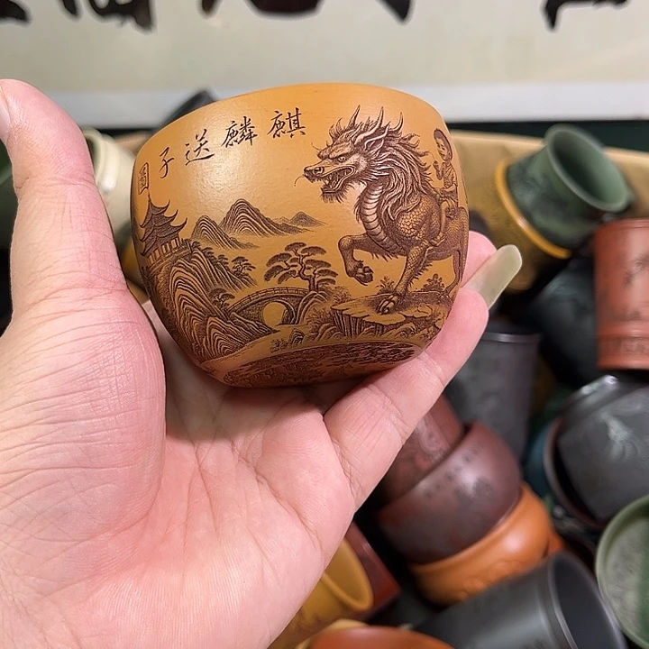茶杯紫砂全手工紫砂主人杯