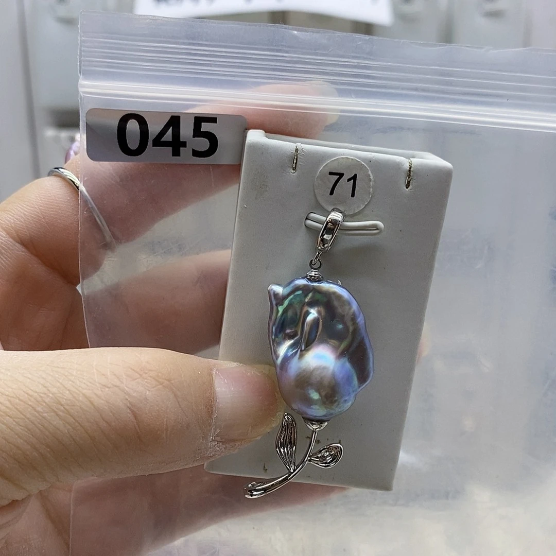 颈饰合金淡水珍珠