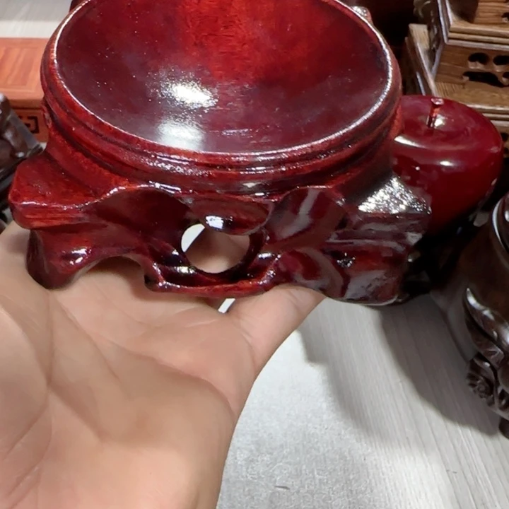 琉璃手工艺品红木工艺品摆件