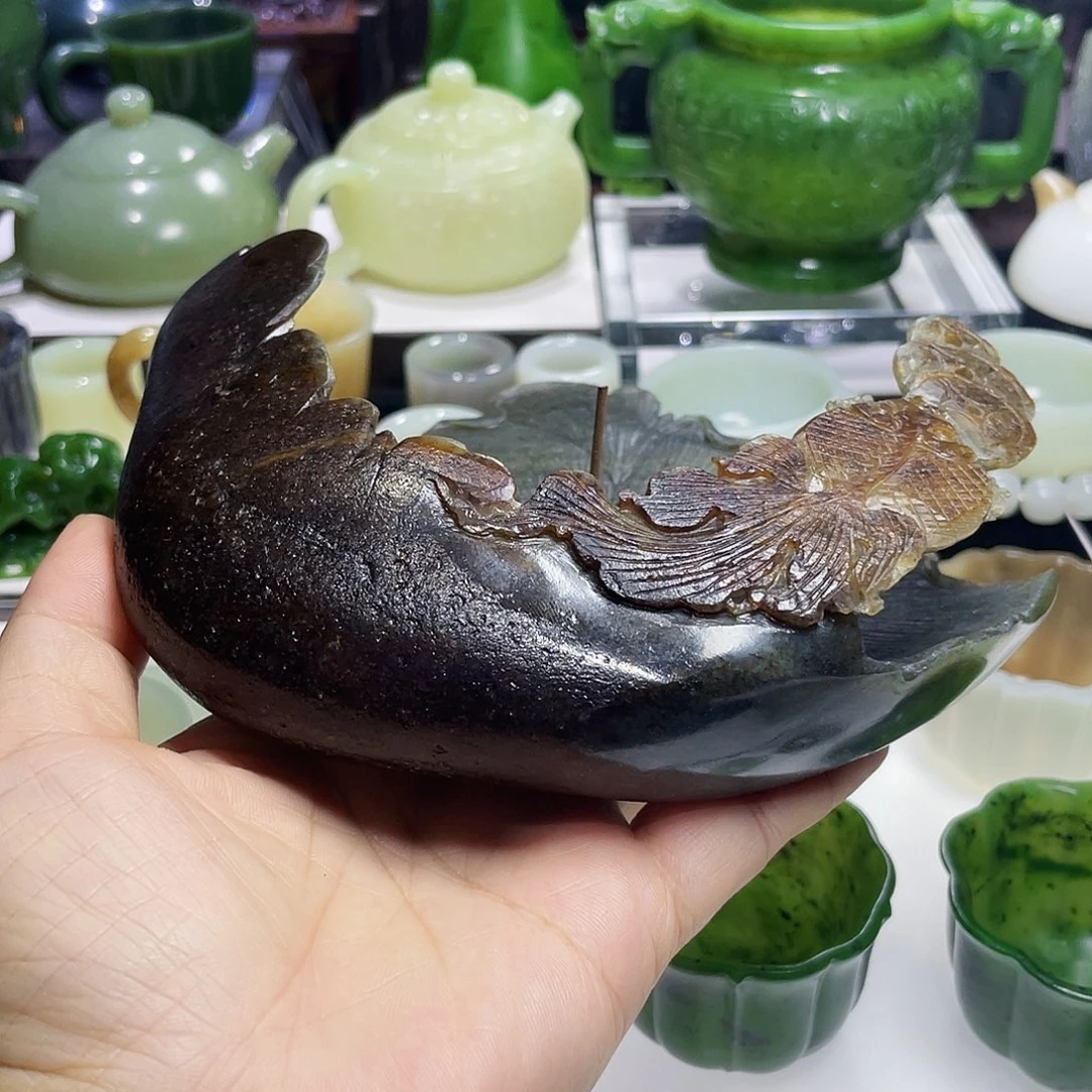 未镶嵌和田玉挂件香插