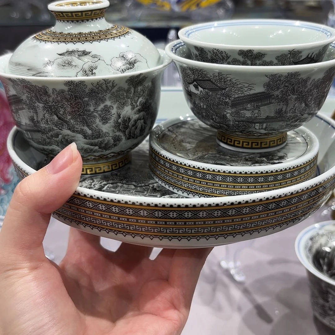瓷片景德镇瓷器艺术半手