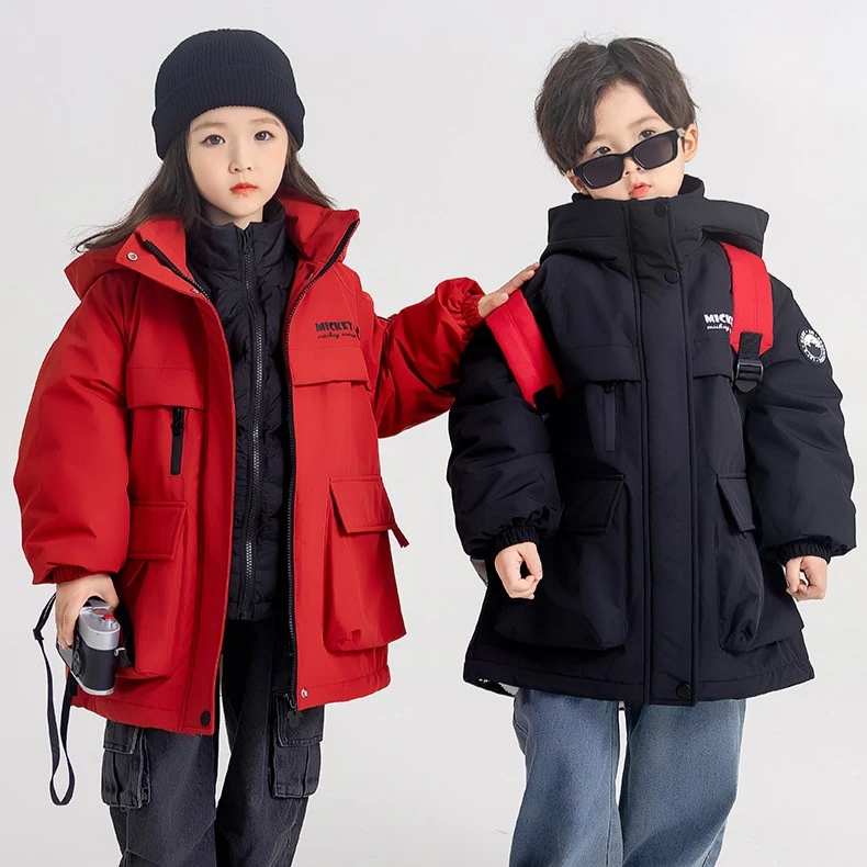 Y】Disney/迪士尼秋冬儿童保暖防寒三合一羽绒加绒三件套XHR3SW372