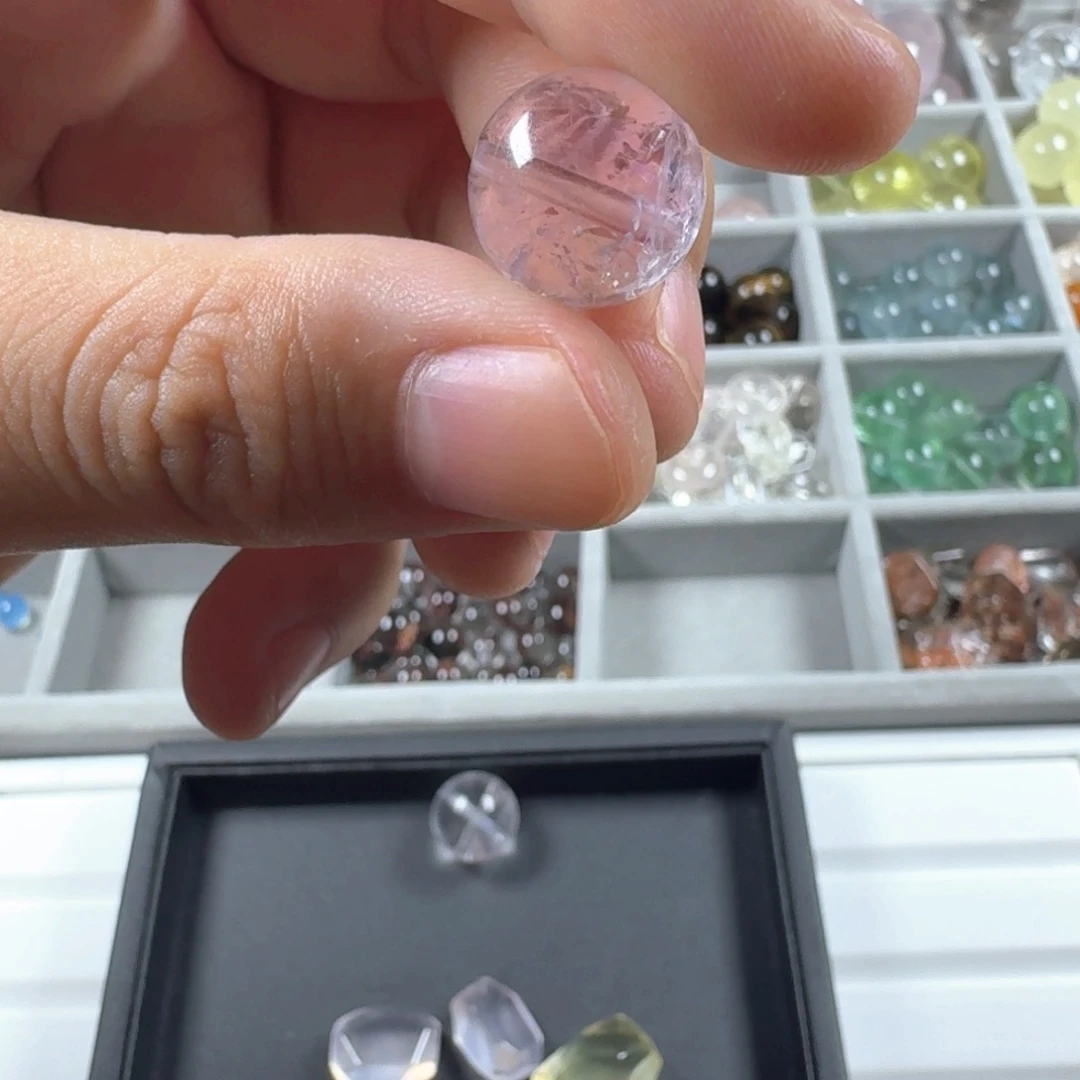 对***！水晶手链未镶嵌紫水晶