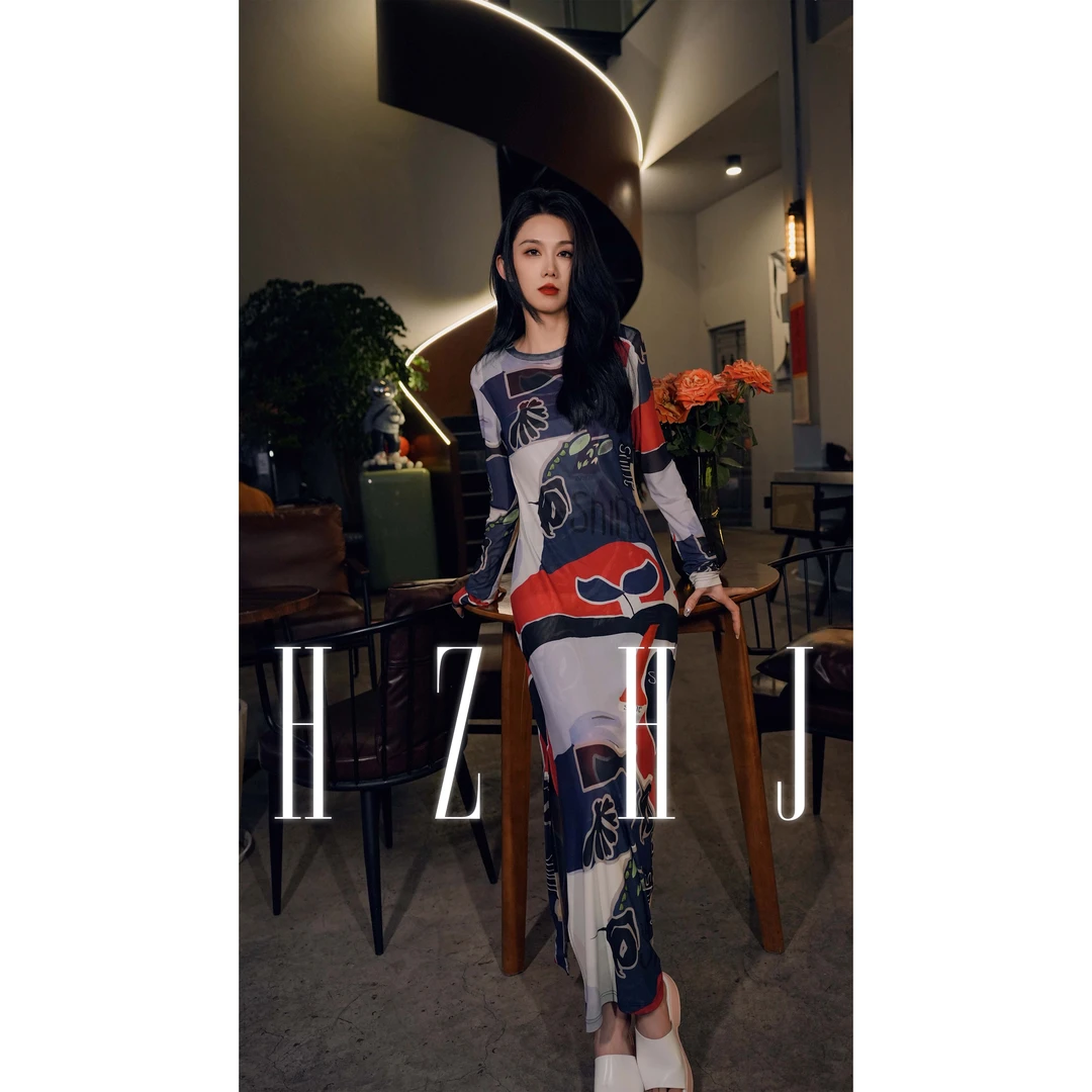 HZHJ新款原创   SunShine连衣裙 显瘦长袖法式高定316(销冠款）