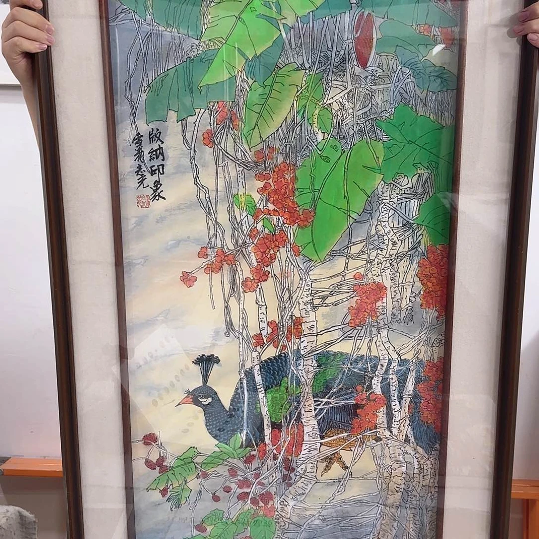 国画艺术家的作品