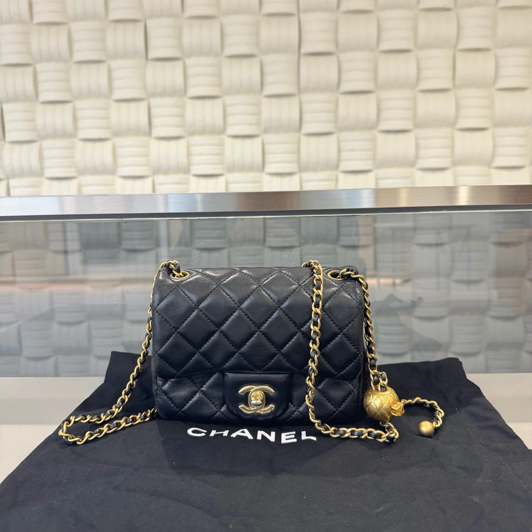 95新 Chanel/香奈儿 悦奢/cf/金球/方胖子/链条包/斜挎包