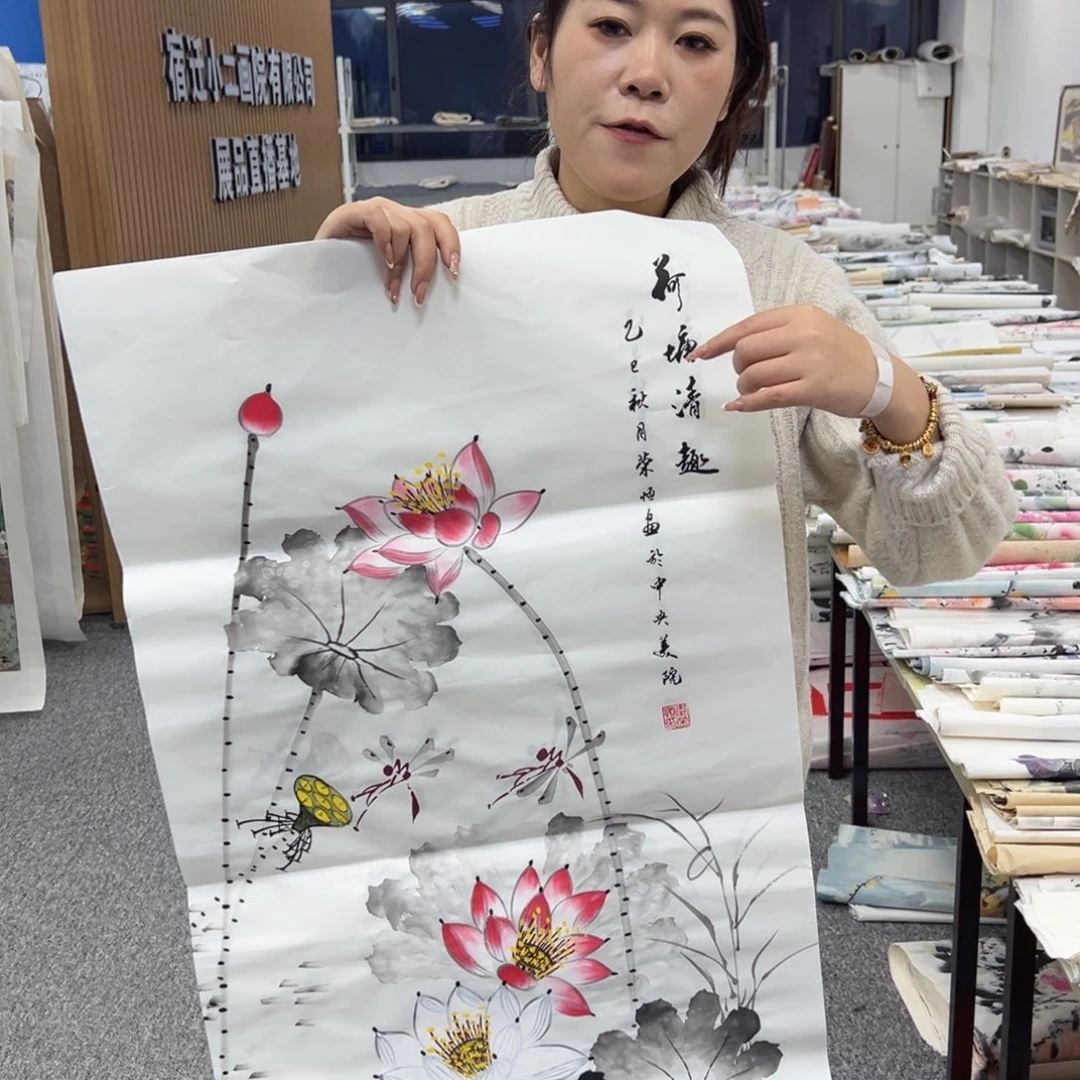 国画纯手绘字画作品展