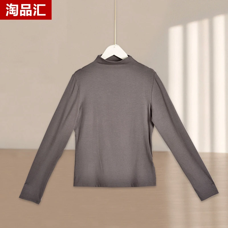 【Y专柜捡漏】中高端时尚女装DQB-T恤1001-灰色正码